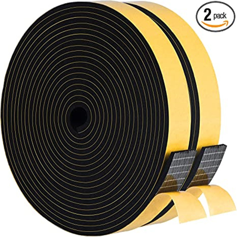 1/4 Inch Wide Foam Insulation Tape Self Adhesive Strips Oil Resistance