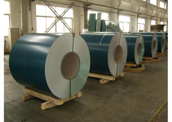 Corrosion Resistance Galvalume Corrugated Roofing Sheets , Color Coated