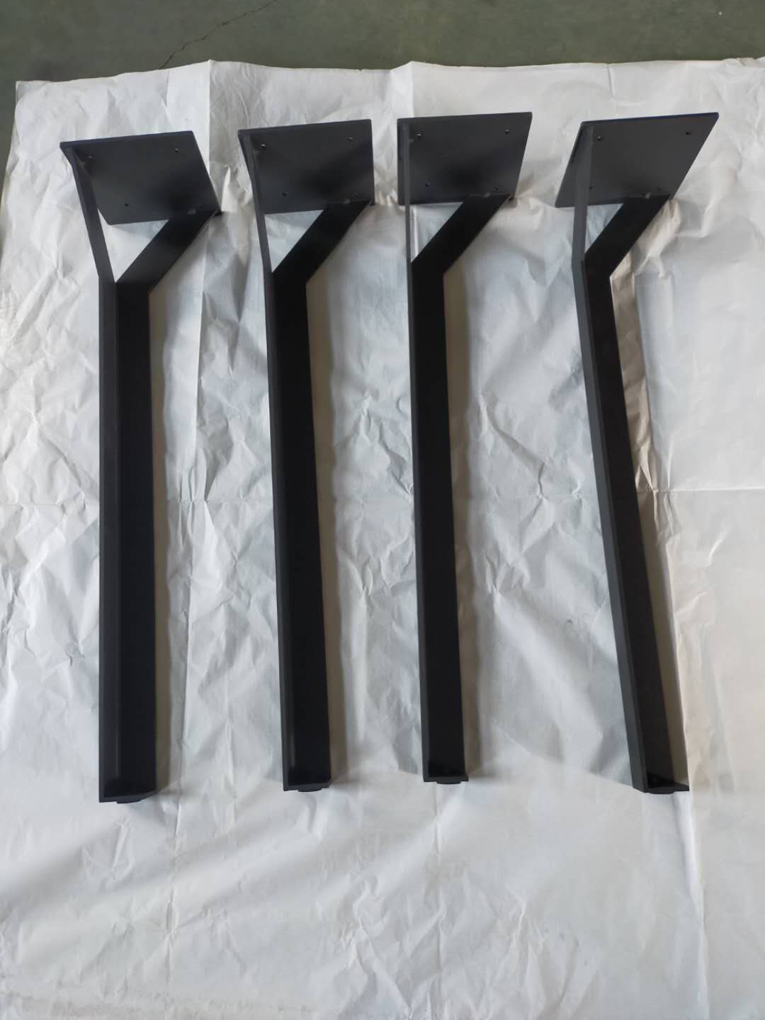 Powder Coated Dining Table Legs Metal Table Base Hardware Included