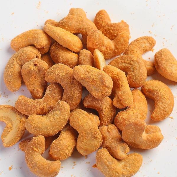 Healthy Toasted BBQ Flavor Coated Roasted Cashew Nuts Snack Foods with Kosher