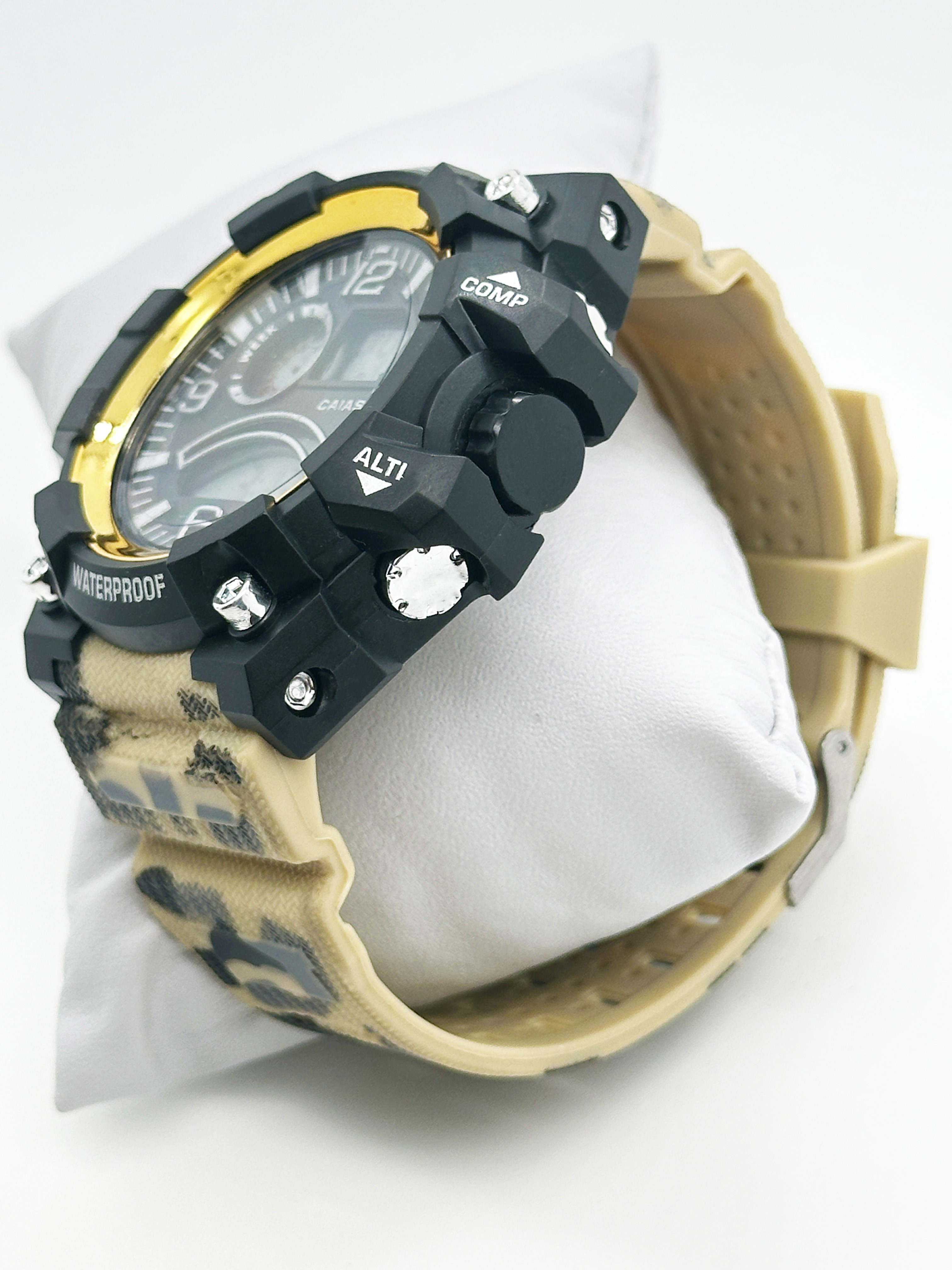 Quartz Silicon Band Watch 30m Waterproof Stylish Wrist Watches With Digital Display