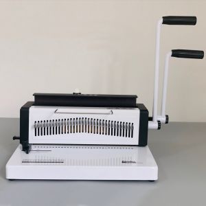 Double Loop Wire Book Binder 34 Hole Notebook Binding Punching Machine