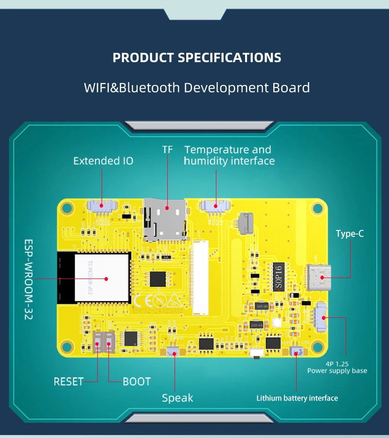 Industrial Grade 5V TFT Liquid Crystal Display 3.2 Inch For Harsh Environment