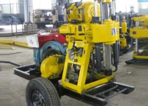  200 Meters Depth Hydraulic Borewell Machine Vertical Customized Wheels Mounted Manufactures