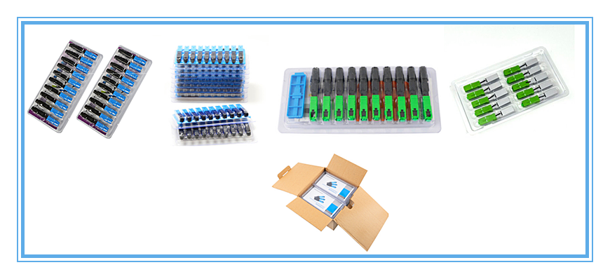Pre-embedded Type Cold Splice Field Installable SC UPC Fast Connector