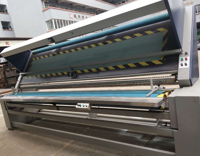 Automatic Edge Aligning Fabric Rewinding Machine With Meter Counter