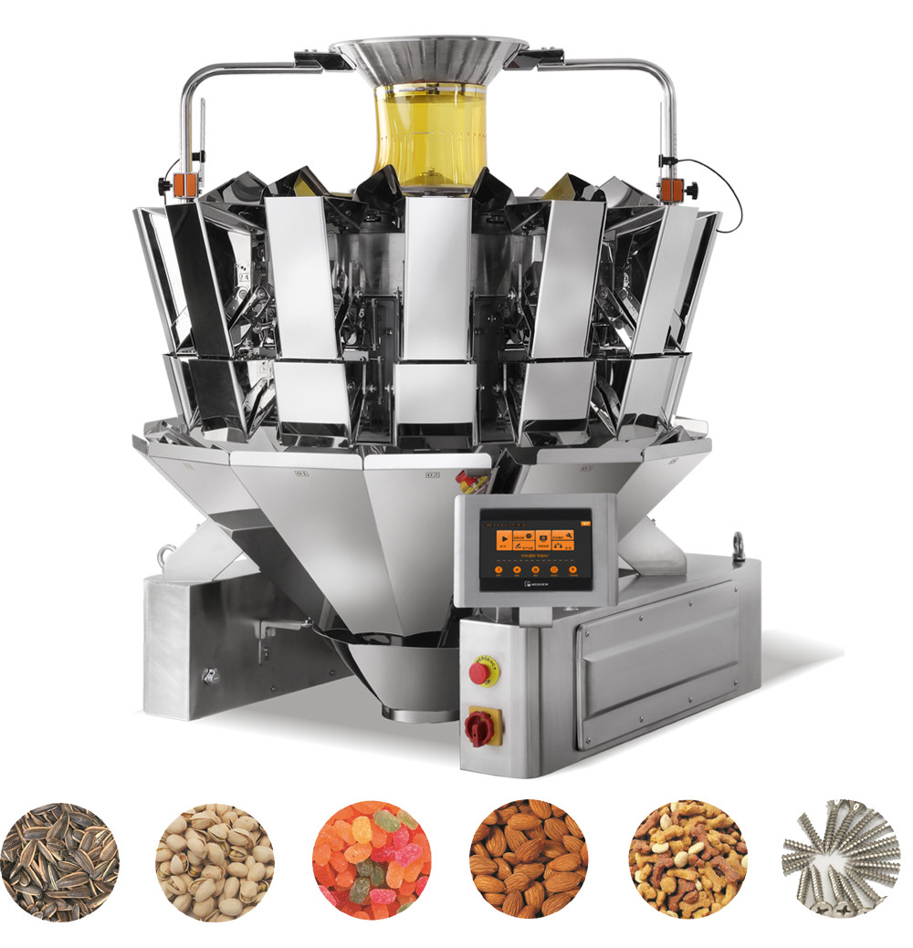 5-200g Multihead Weigher Packing Machine SS304 For Coffee Beans Packing