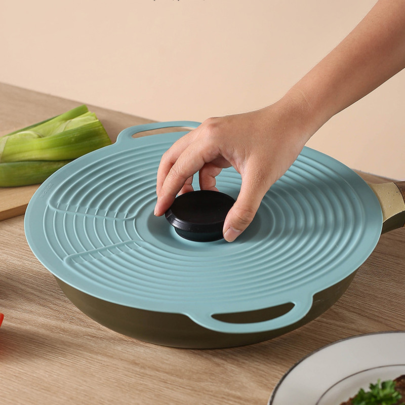 BPA Free Anti Overflow Silicone Splatter Shield