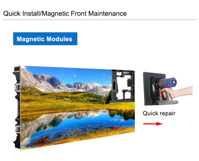 P2.6 P2.9 P3.9 P4.81 Indoor Full Color Led Display Wall Screen LR Series