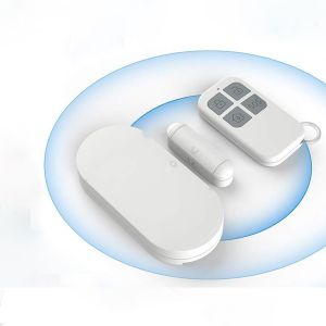 433.92MHz Window Door Security Alarms , Magnetic Window Sensors For Alarm