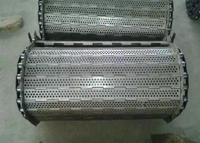 Flat Surface Plate Link Conveyor Belt For Automobile Parts Industries