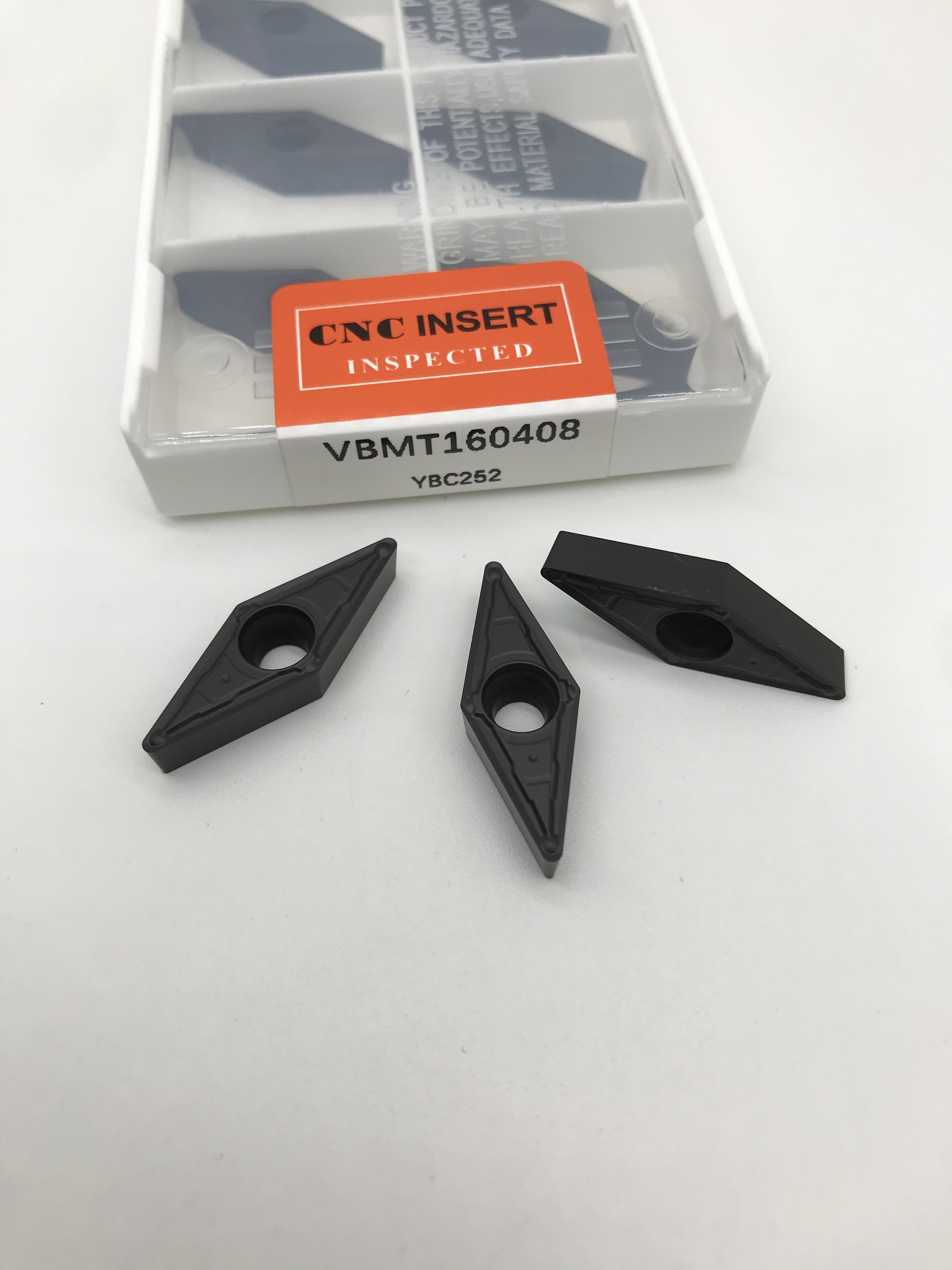  Pvd Coated Carbide Turning Inserts VBMT160408 Vbmt160404 For Steel Manufactures