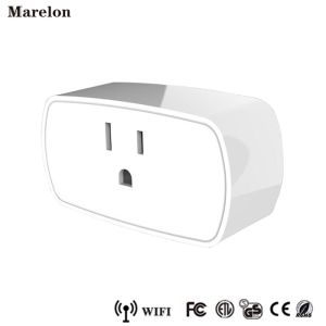 Voice Control Wifi Smart Plug Socket , Remote Control Power Socket For Echo Dot