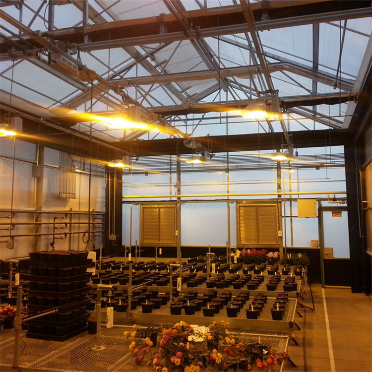 Plastic Film Tunnel Agriculture Automated Medical Growing Greenhouse With Blackout System Light Deprivation Greenhouse