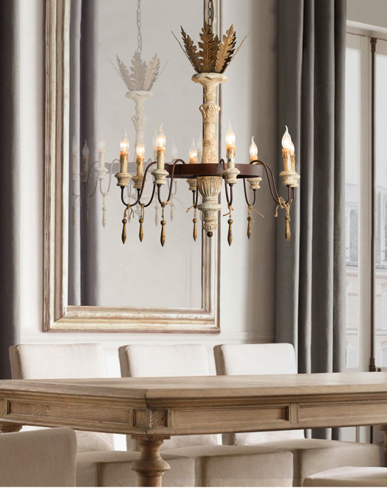 Rustic foyer big chandelier italian murano living room industrial chandelier(WH-CI-112)