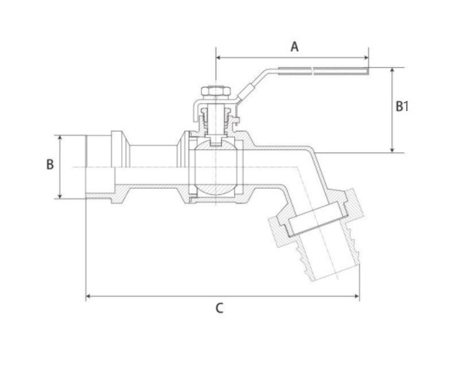 304 Stainless Steel Corrosion-Resistant Faucet for Outdoor Courtyard