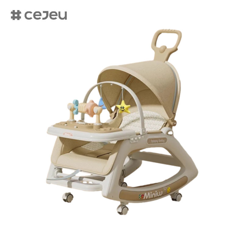 For boys and girls,CJ-718-5,Soothing chair coax baby artifact, 5 in 1,Swing pattern High chair pattern Fixed pattern