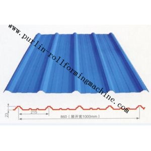 High Efficiency Double Layer Cold Roll Forming Machine for Roofing Tile / Wall