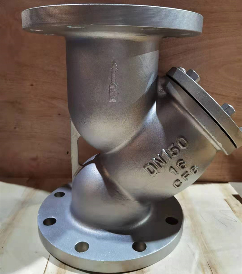 DN100 SS304 Y Type Flanged Strainer