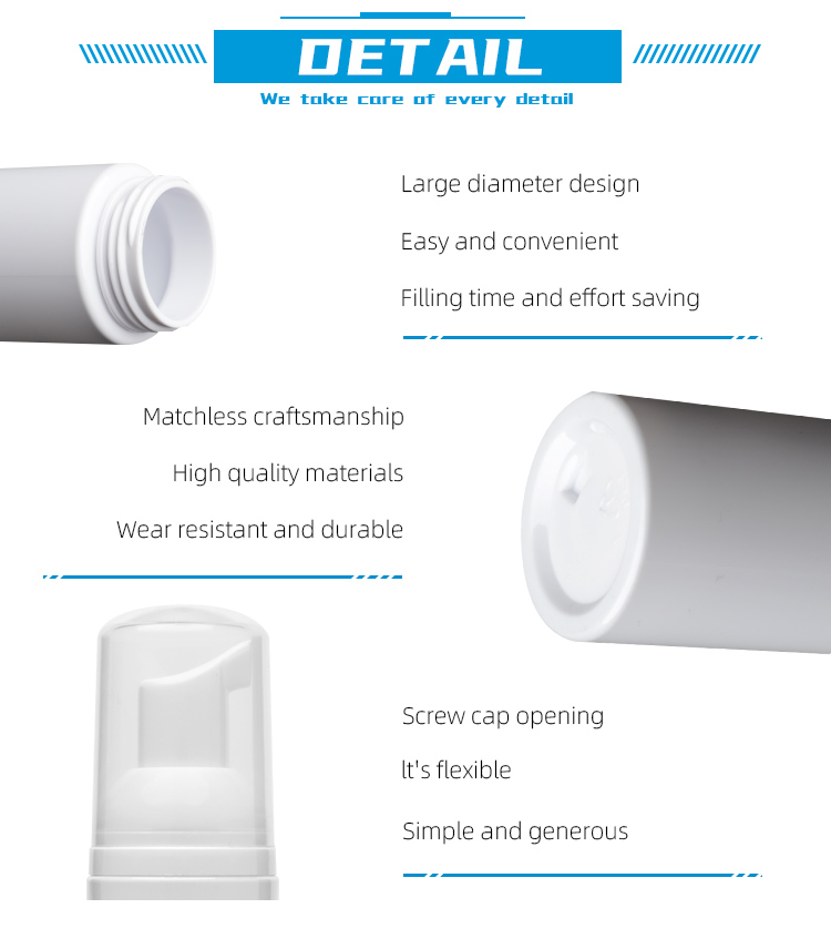 Round Shape 50ml PET Plastic Bottle Refillable Transparent PET Bottles