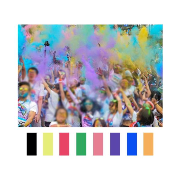 Party or Children Paint Organic Pigment Holi Gulal Powder for Easy Washable