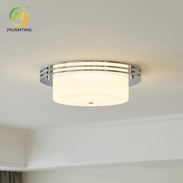 Nordic Iron Hallway Balcony Indoor Ceiling Light Modern Glass Minimalist Bedroom