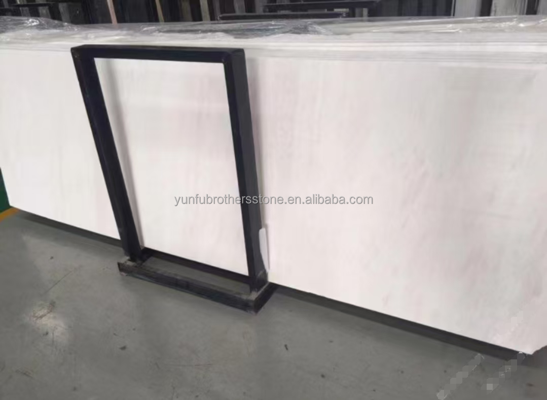 Customized Size Polished Italian White Marble Tile Top-Grade Stone for Hotel Floor