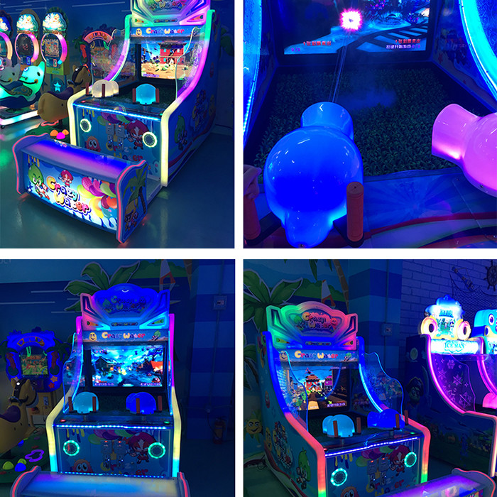 Promotion Coin Operated Water Shooting Arcade Machines Redemption Game
