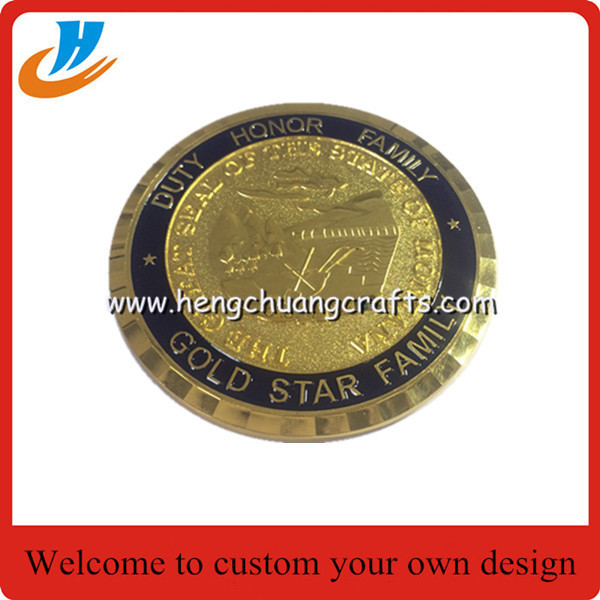 Challenge coins,any shape Coins Military with different edge options