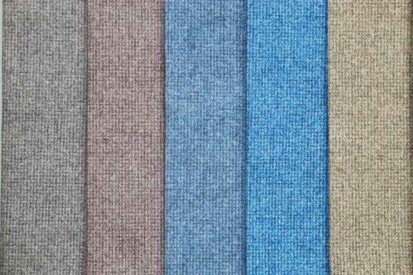 600D 100% Polyester Upholstery Sofa Cover Fabric Faux Linen For Furniture