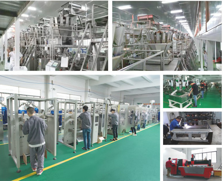 Frozen potato chip packing machine, automatic weighing packing machine, puffing food packing machine