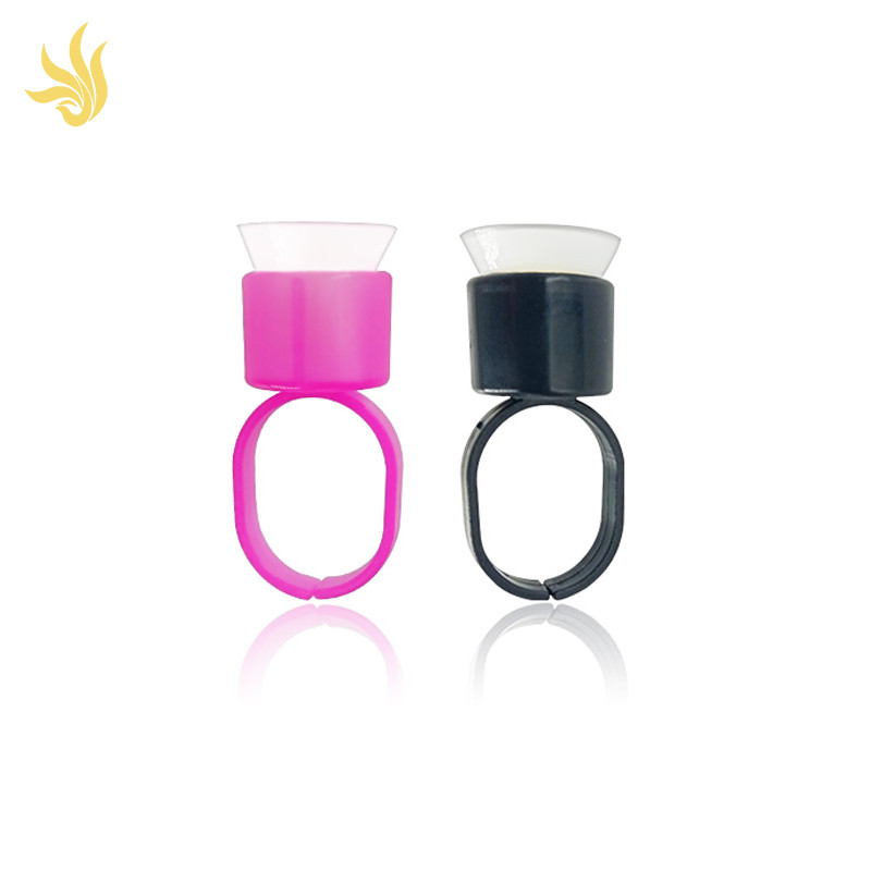 Permanent Makeup Pigment Ring With Sponge Tattoo Ink Cups Microblading Accessories