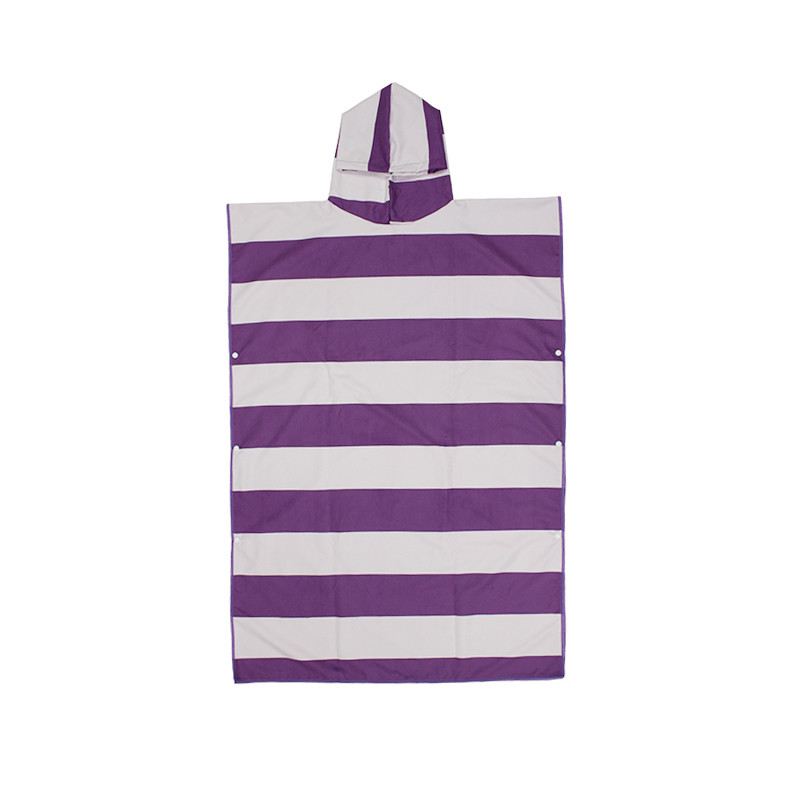 Personalised Printed Microfiber Childrens Beach Poncho Hooded Towels 40x80cm