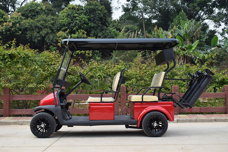 4 Seater Electric Golf Car with Specific Storage Basket