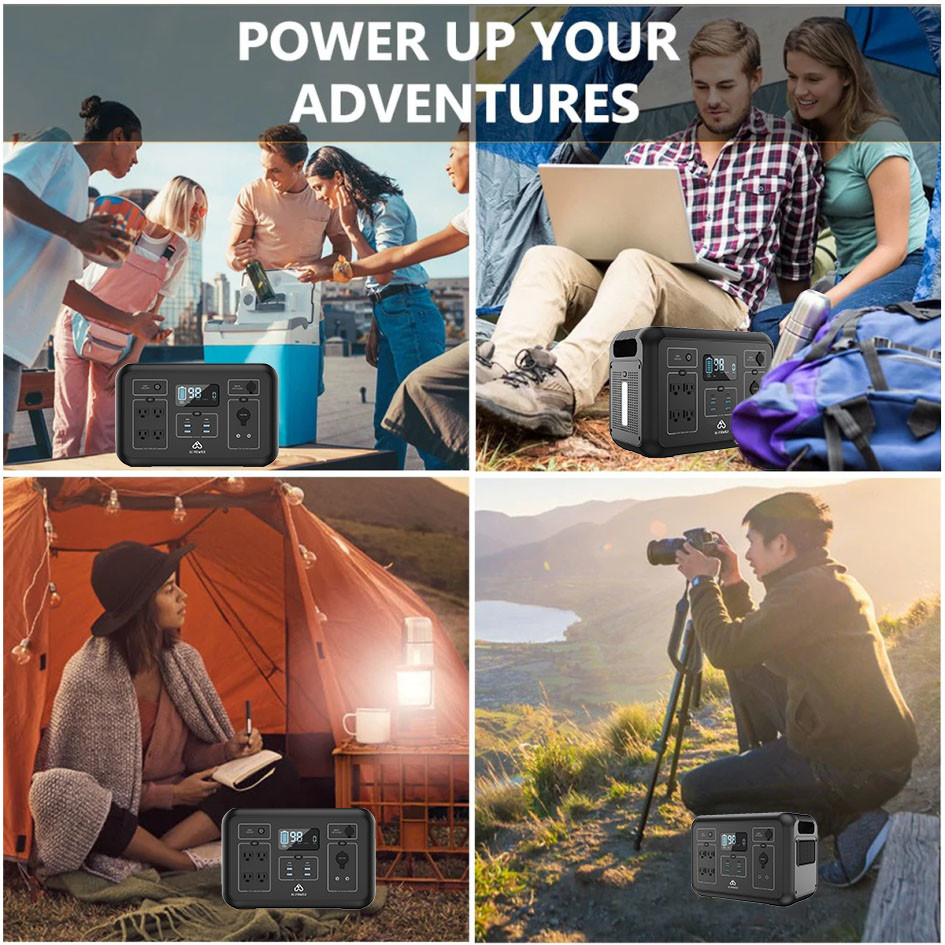 UN38.3 DC 5V 12V USB 2000W Portable Power Station