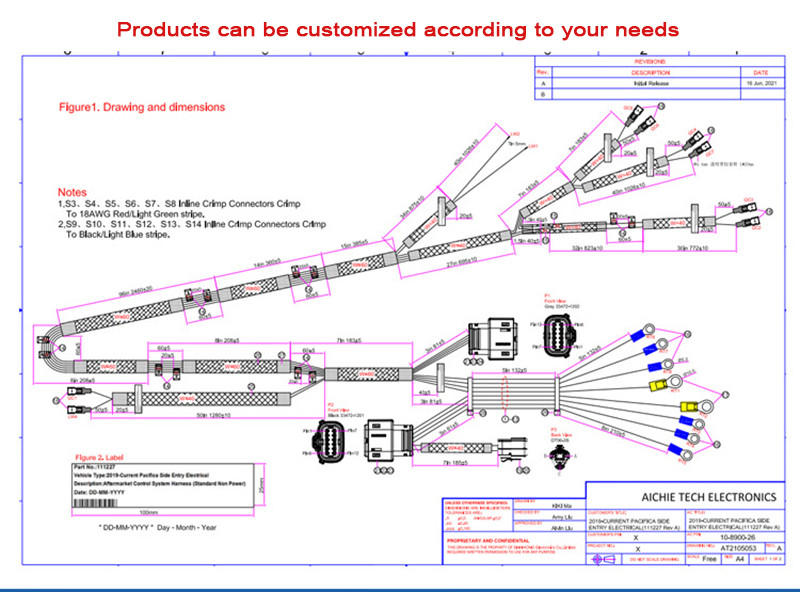 Electric Vehicle Cable For Tesla OBD2 Diagnostic Conversion Line