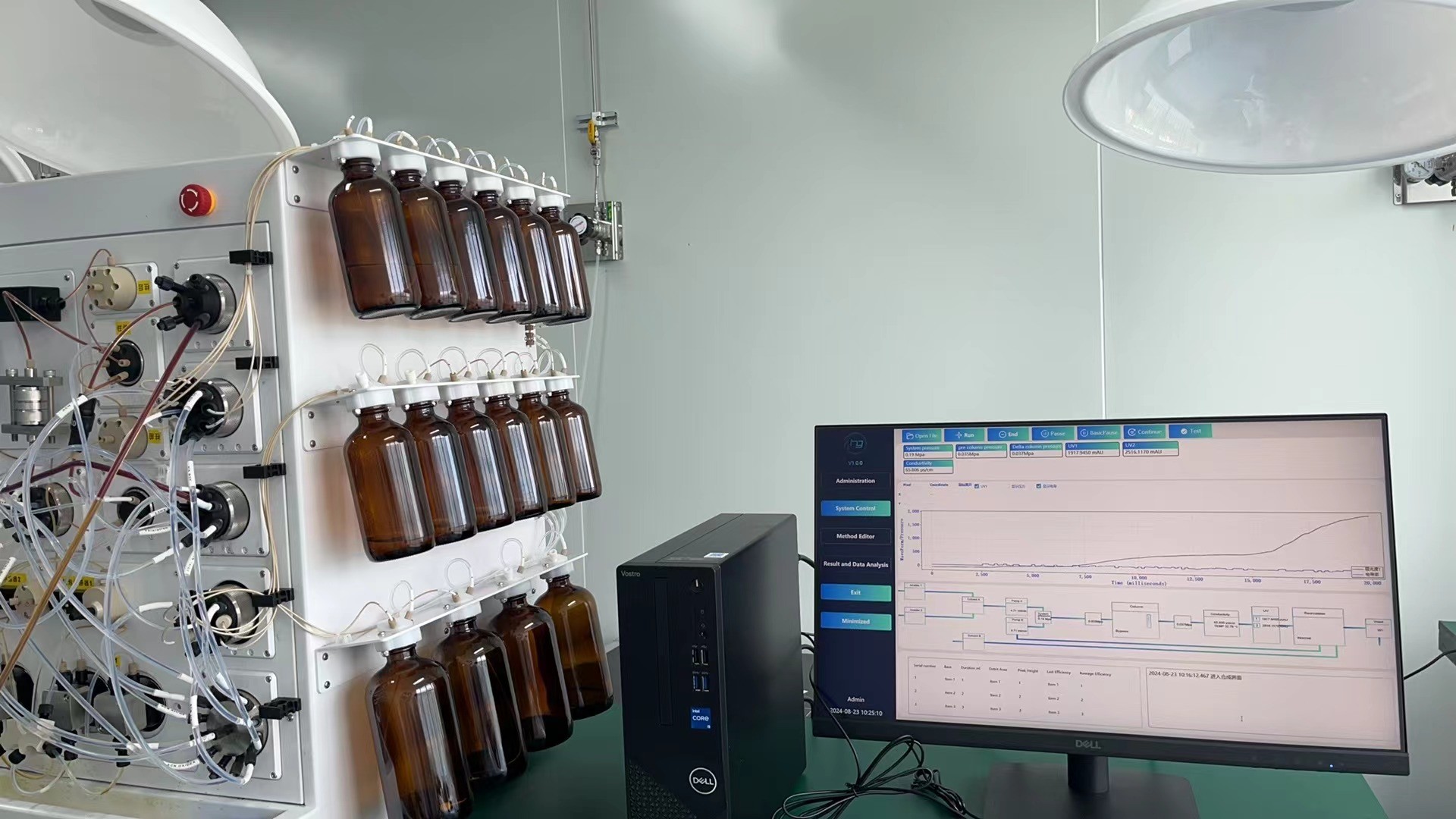Oligo Synthesizer for Large Scale Pharmaceutical Applications 10umol-12mmol Scale Honya Biotec