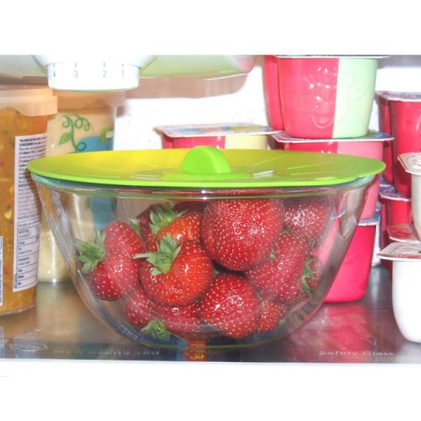 Airtight Seal Silicone Suction Lids , Silicone Lid Covers Fit Any Round