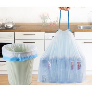 Household Drawstring Garbage Bag with Automatic Closure and ok compost