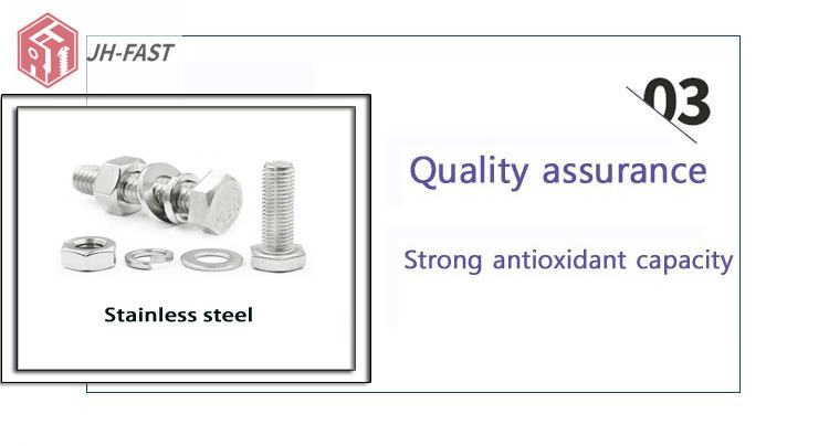 Stainless Steel A2-70 M8 M12 Hex Bolts Grade 8.8 Galvanized for Heavy Duty Machinery