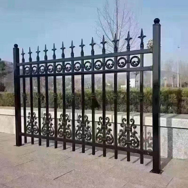 Modern Flat Top 2M Tubular Steel Fence Panel Powder Coated Swimming Pool Fence