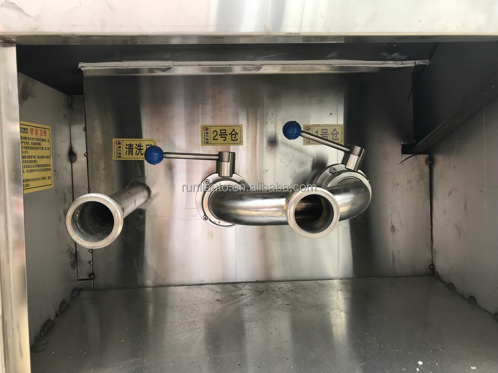 Cheaper Price 5Tons Milk Tanker Truck Stainless Steel SS304-2B Water Truck for Sales