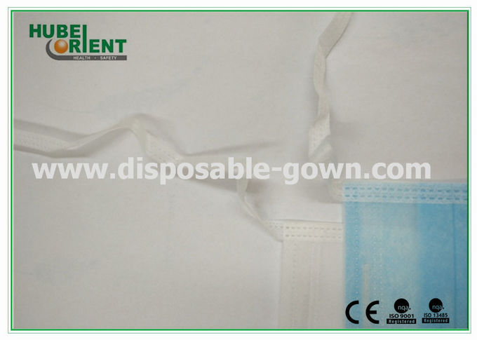 Disposable Non-irritating Non-woven Medical Face Mask With Tie-on For Hospital