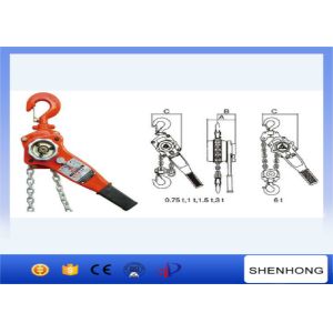 6 Ton Manual Lifting Equipment Chain Lever Block With 1.5M Standard Chain