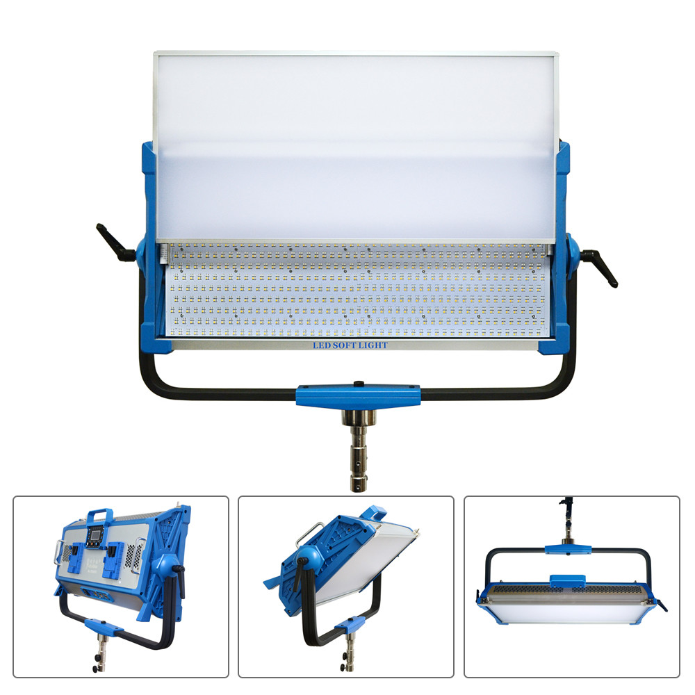 30000LM Metal RGBW Film Studio Light With 12 Effects Photographic Lighting