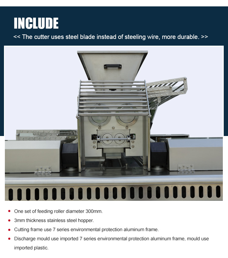 Wire Cut Commercial Cutter Machine Industrial Dough Cutter For Cookie Making