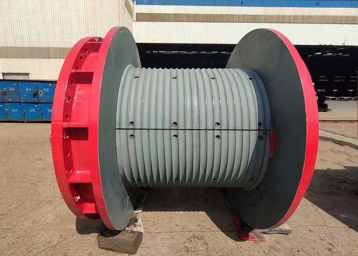 Carbon Steel LEBUS Sleeves Plug Welded To The Smooth Drum For Winding Wire Rope