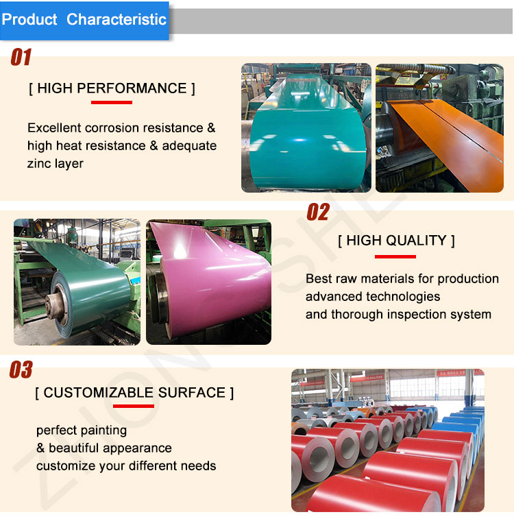 Customizable Width Color Coated PPGI Galvanized Steel Coil Sheet for Whiteboard in Standard Package