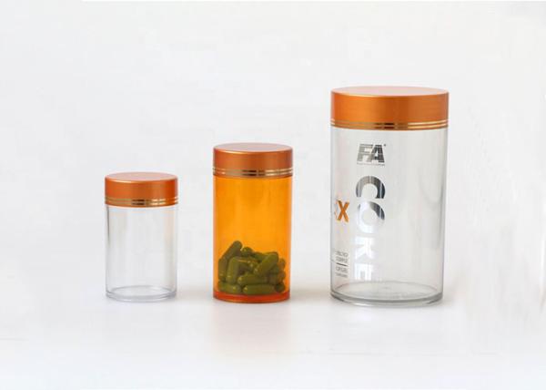 large size 500ml PET medicine bottle colorful customized printing for tablet
