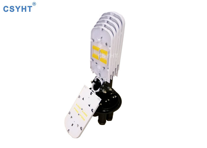Mechanical FTTB 144FO Vertical Fiber Optic Closure For OPGW Fitting
